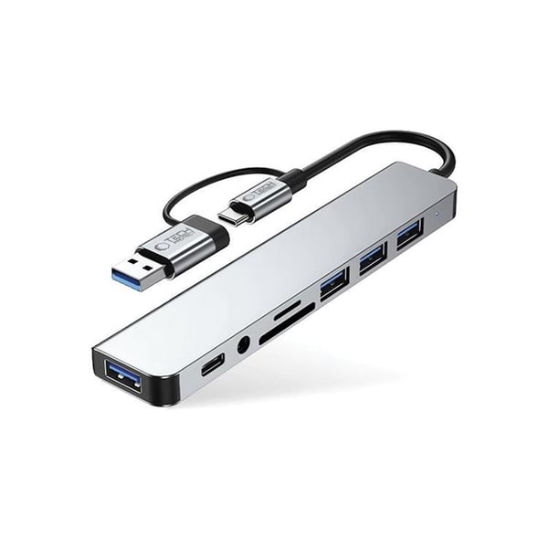 Tech-Protect HB06 9in1 Hub Adapter - Space Grå