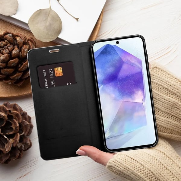 Xiaomi Redmi Note 14 4G Plånboksfodral Luna Carbon - Svart