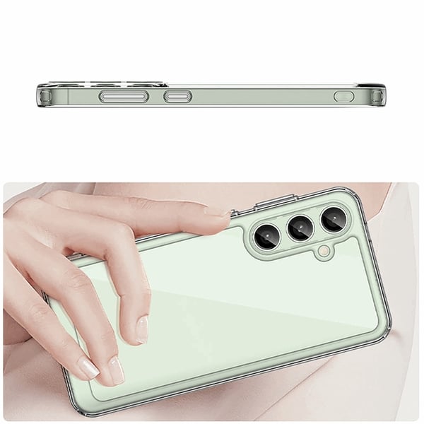 Mobilskal till Galaxy S24 FE Outer Space med Ram - Transparent