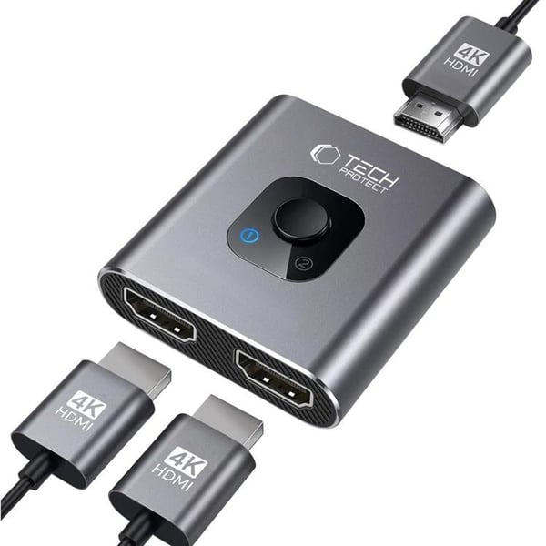 Tech-Protect HB07 2in1 Hub Adapter - Space Grå
