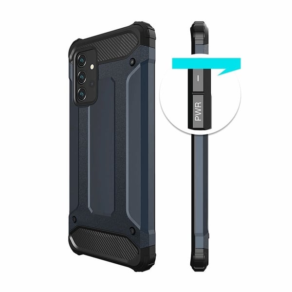 Mobilskal till Galaxy A56 5G Hybrid Armor - Blå