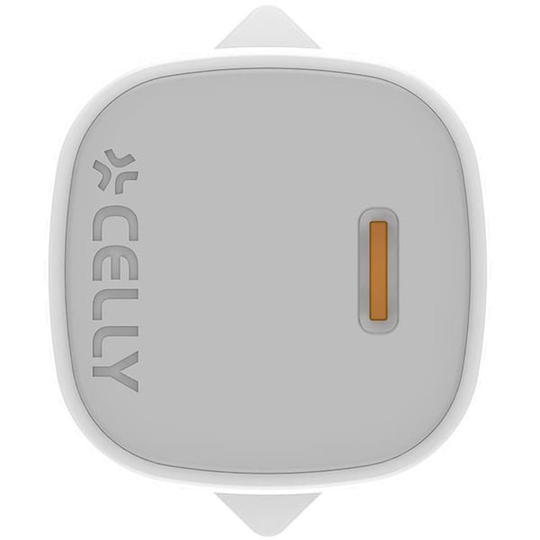 Celly Hurtigoplader GaN 1 x USB-C PD 30W - Hvid