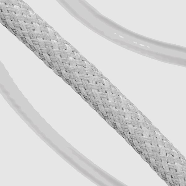 SBS USB-C - USB-C -kaapeli 1.5m 60W punottu - Valkoinen