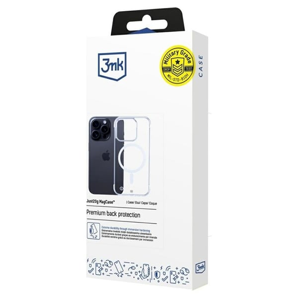 3MK Mobilskal till iPhone 14 Pro MagSafe Just20g - Clear