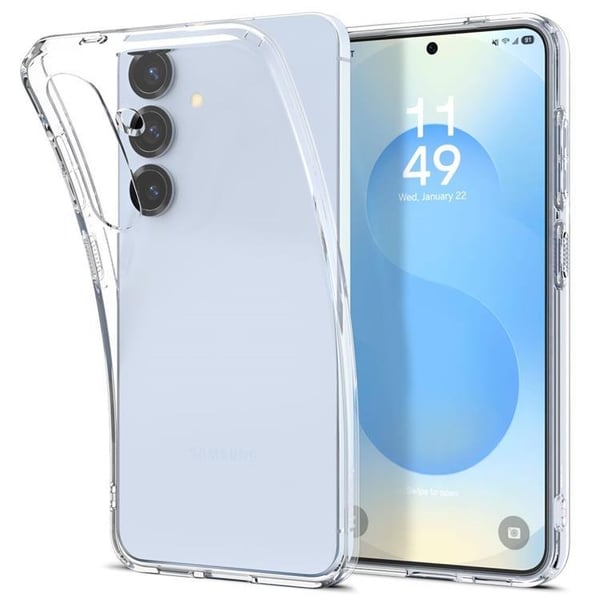 Spigen Mobilskal till Galaxy S25 Liquid Crystal - Crystal Clear