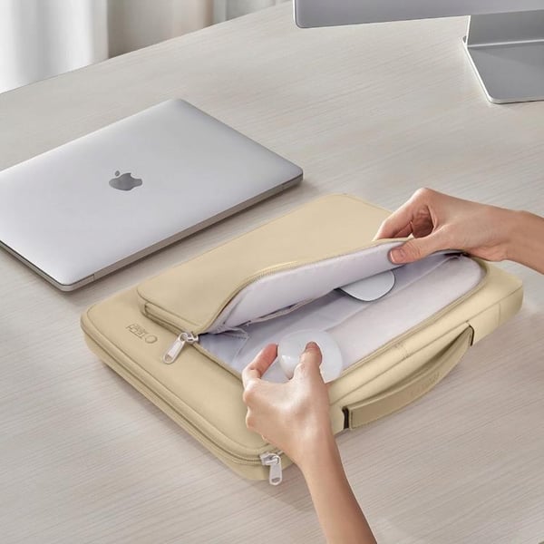 Tech-Protect Datorfodral 13"-14" Basic - Desert Beige