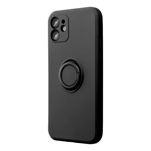 Telefontaske til Xiaomi Redmi Note 14 Pro 5G Silikone Ring - Sort