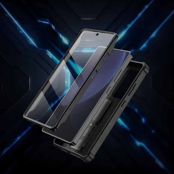 Tech-Protect Mobilskal till Galaxy S25 Ultra Kevlar Cam Plus - Svart