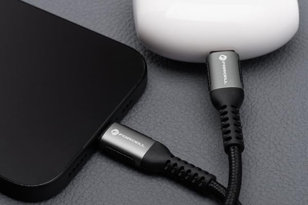 Forcell USB-C till USB-C kabel 240W 3m QC4.0 PD 5A Cafule - Svart