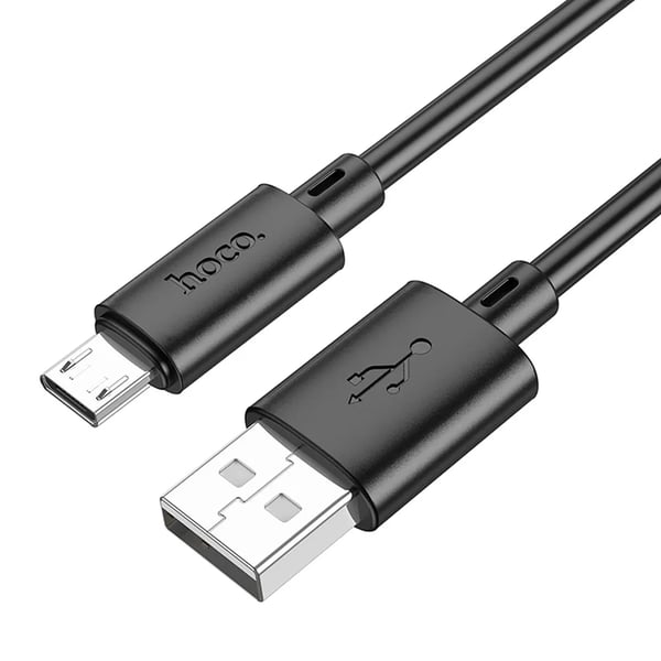 Hoco USB-A Till Micro-USB Kabel 1m - Svart