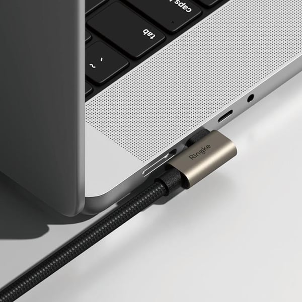 Ring USB 3.2 Gen 2x2 Type-C 90 graders kabel PD 240W 200cm