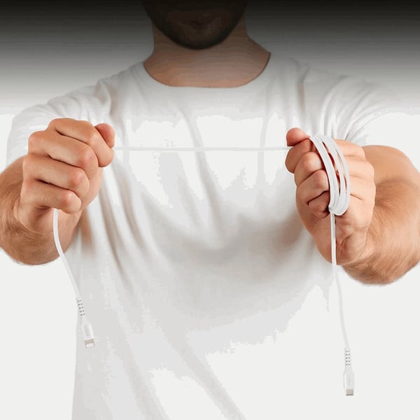 SBS USB-C - Lightning Kabel 1m MFi Certified - Vit