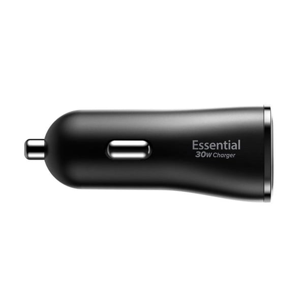 Spigen Essential Autolaturi EV302 2-porttinen 30W - Musta