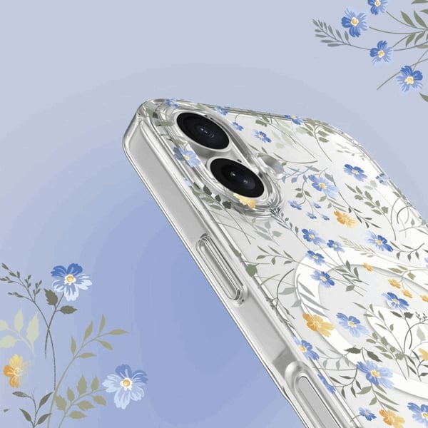 Tech-Protect Mobilskal till iPhone 16e Magsafe Flexair - Spring Flowers