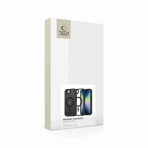 Tech-Protect Mobilskal till iPhone 16e Magsafe Magmat - Svart/Clear