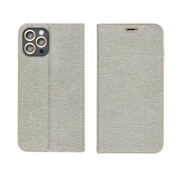 Xiaomi Redmi Note 14 4G Pung Etui Luna Guld - Sølv