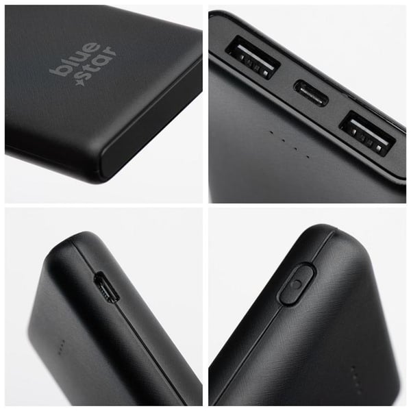 Blue Star Powerbank 10000 mAh 2A W1061 - Musta