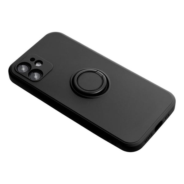 Mobilskal till iPhone 16e Silikon Ring - Svart
