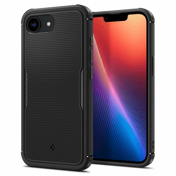 Spigen Telefontaske til iPhone 16e Magsafe Core Armor - Matt Sort