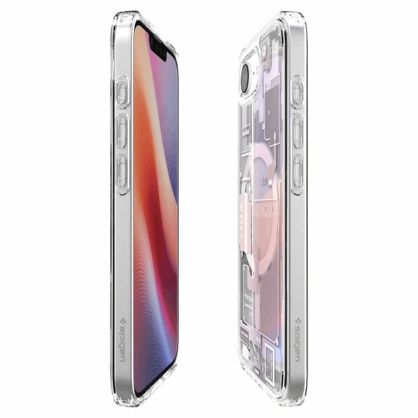 Spigen telefontaske til iPhone 16e Magsafe Ultra Hybrid - Zero One Hvid