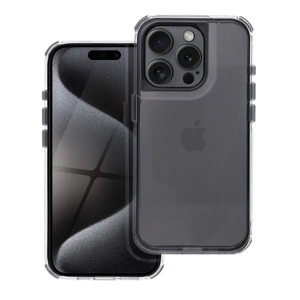 Mobilskal till iPhone 16e Matrix Clear - Svart