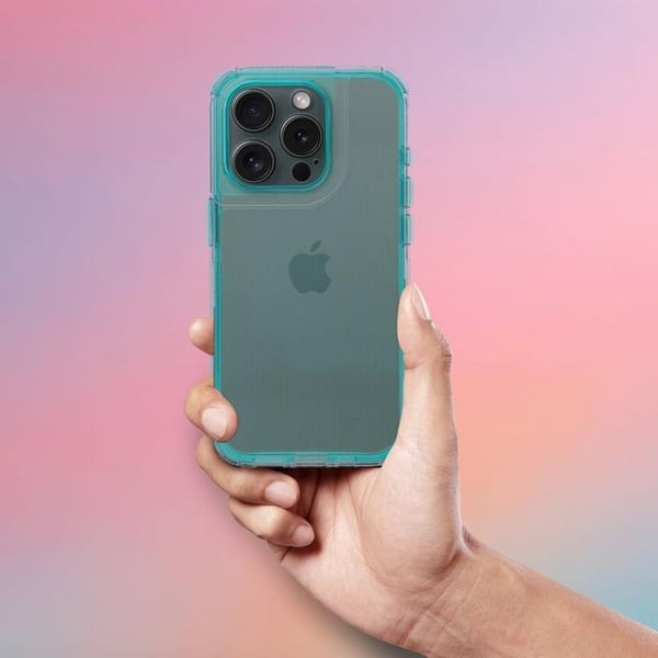 Mobilskal till iPhone 16e Matrix Clear - Mynta