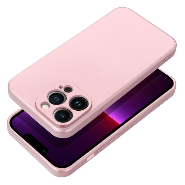 Mobilskal till iPhone 16e Metallic - Rosa