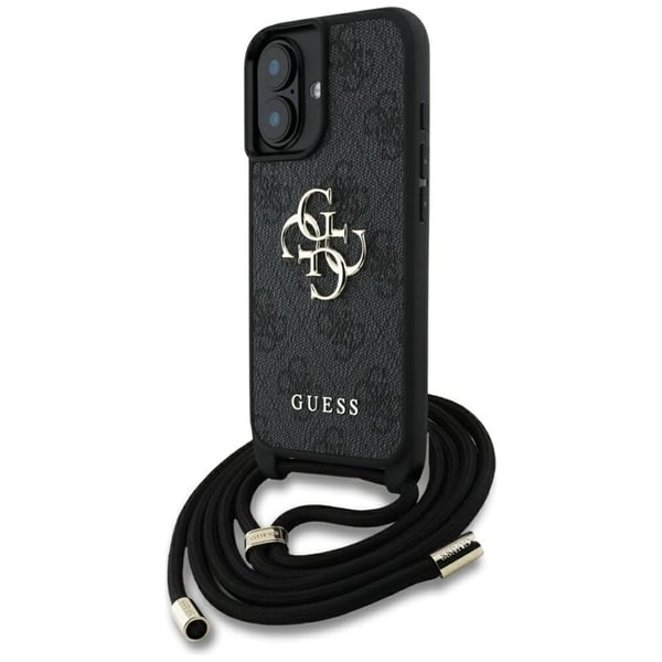 Guess Mobilskal till iPhone 16 Plus Crossbody Big Logo - Svart