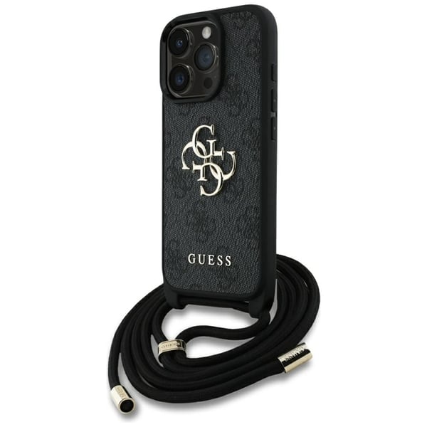 Guess Mobilskal till iPhone 16 Pro Crossbody Big Logo - Svart