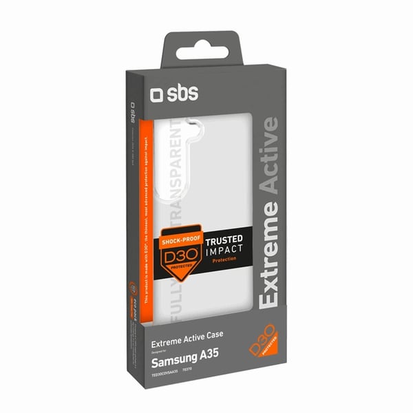 SBS Mobilskal till Galaxy A35 D3O - Transparent