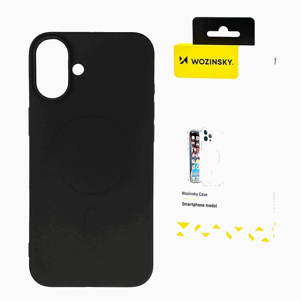 Wozinsky Mobilskal till Galaxy S25 Ultra Magsafe Liquid Silikon - Svart