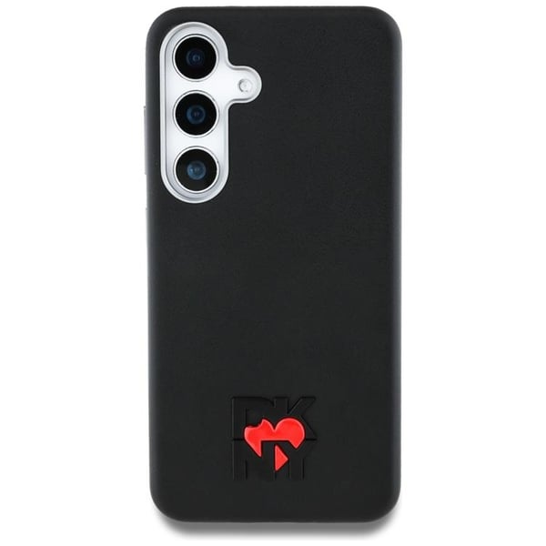 DKNY Mobilskal till Galaxy S25 Läder Heart of NY - Svart