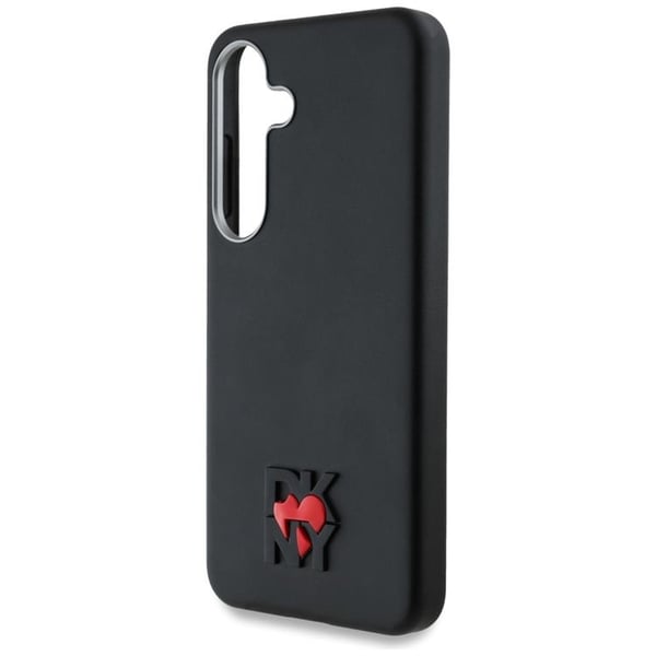 DKNY Mobilskal till Galaxy S25 Läder Heart of NY - Svart