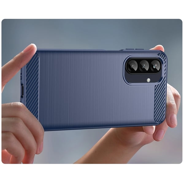 Mobilskal till Galaxy A26 Carbon Flexible - Blå