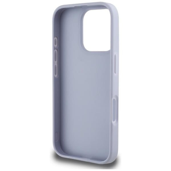 Guess Mobilskal till iPhone 16 Pro Hot Stamp 4G Triangle Logo - Lila