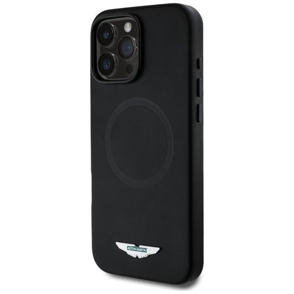 Aston Martin Mobilskal till iPhone 16 Pro MagSafe HC FW Logo - Svart