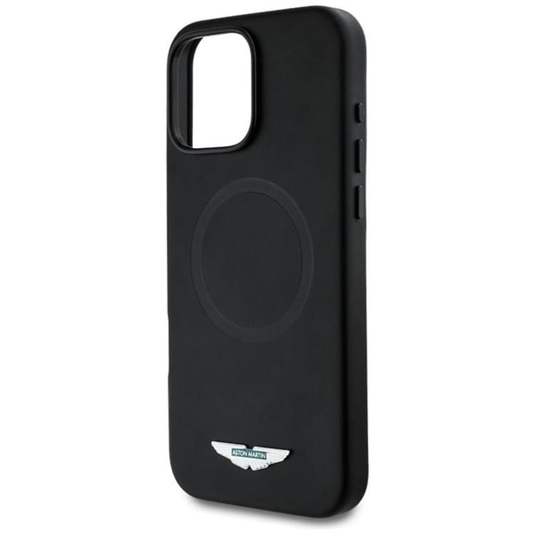 Aston Martin Mobilskal till iPhone 16 Pro MagSafe HC FW Logo - Svart