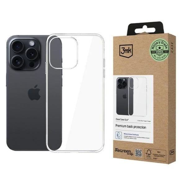 3MK Mobilskal till iPhone 14 Pro Eco - Clear