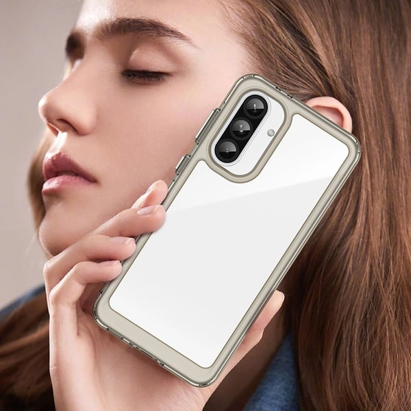 Mobilskal till Galaxy A56 Outer Space - Transparent/Svart