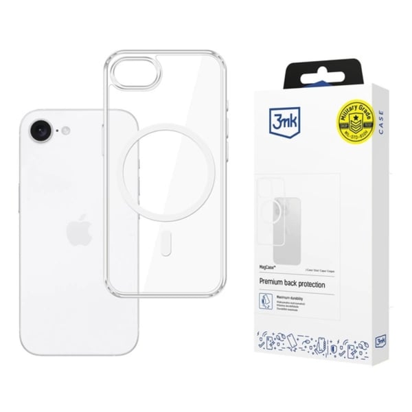 3MK Mobilskal till iPhone 16e MagSafe - Transparent