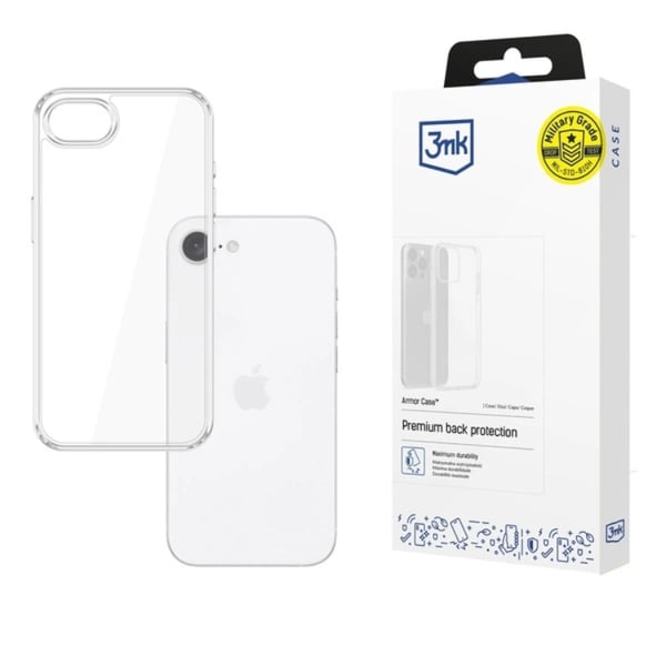 3MK Mobilskal till iPhone 16e Armor - Transparent