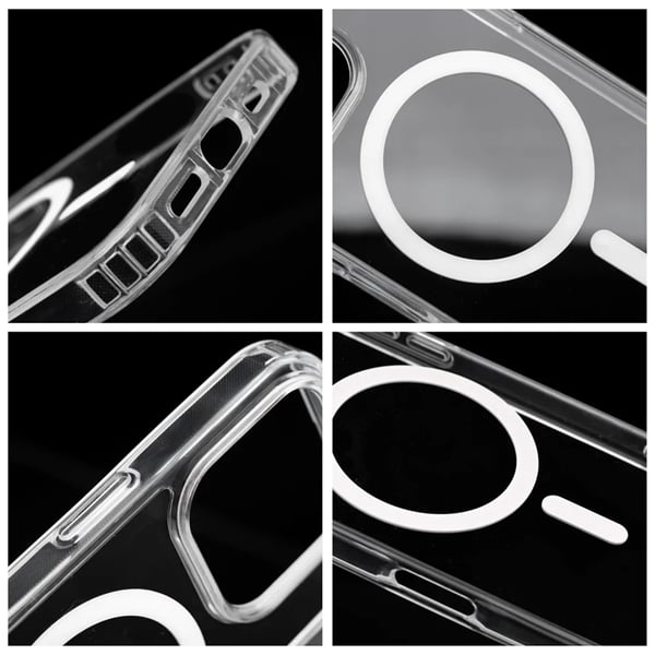 Mobilskal till iPhone 13 Pro Max MagSafe Drop Glue - Vit