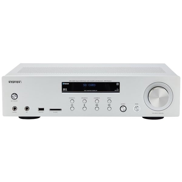 Aiwa Förstärkare med Bluetooth 2 x 60 Watt RMS - Silver Aiwa Förstärkare med Bluetooth 2 x 60 Watt RMS - Silver
