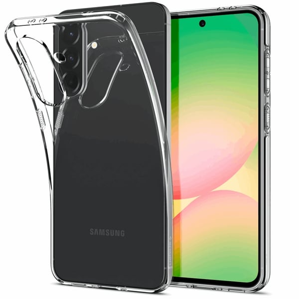 Spigen Mobilskal till Galaxy A56 5G Liquid Crystal - Crystal Clear