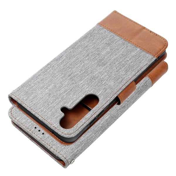 Xiaomi Redmi Note 14 Pro 4G Plånboksfodral Jeans - Grå