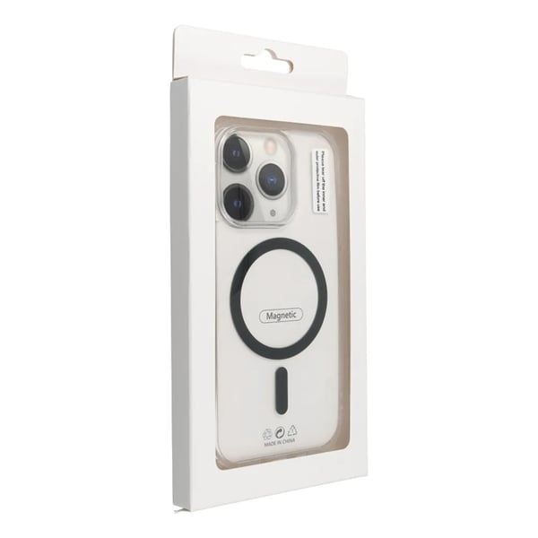 Mobiilikuori iPhone 12 Pro Max MagSafe Drop Glue - Musta