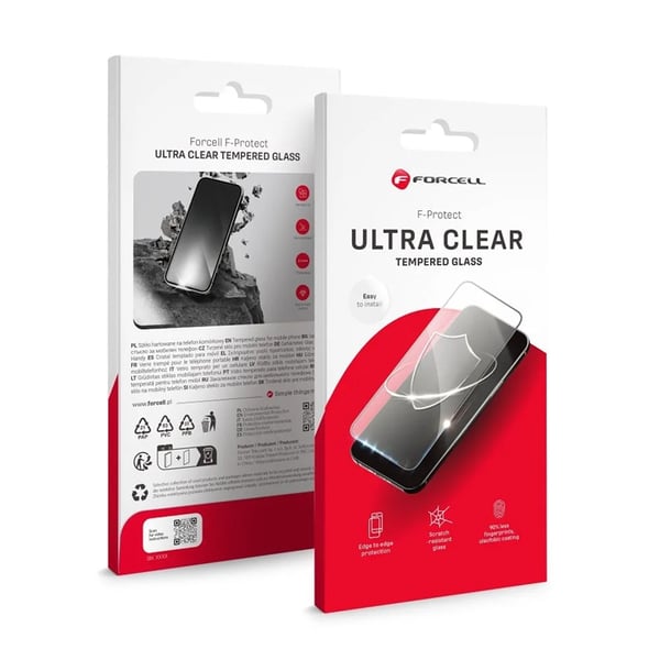 Forcell Galaxy A54 5G Härdat Glas Skärmskydd Ultra Clear - Svart