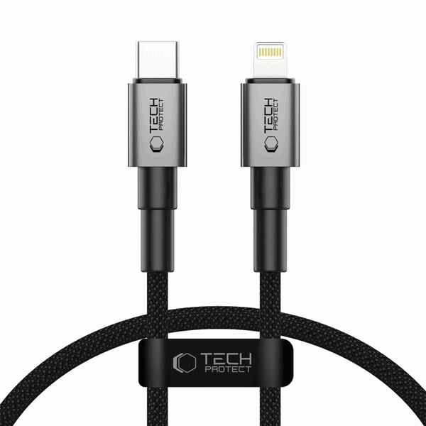 Tech-Protect USB-C/Lightning Kabel Ultraboost DNA PD 27W/3A 25cm