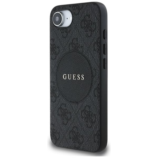 Guess Mobilskal till iPhone 16e MagSafe 4G Circle Classic Logo - Svart