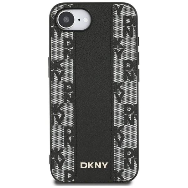 DKNY Mobilskal till iPhone 16e MagSafe Läder Checkered Mono